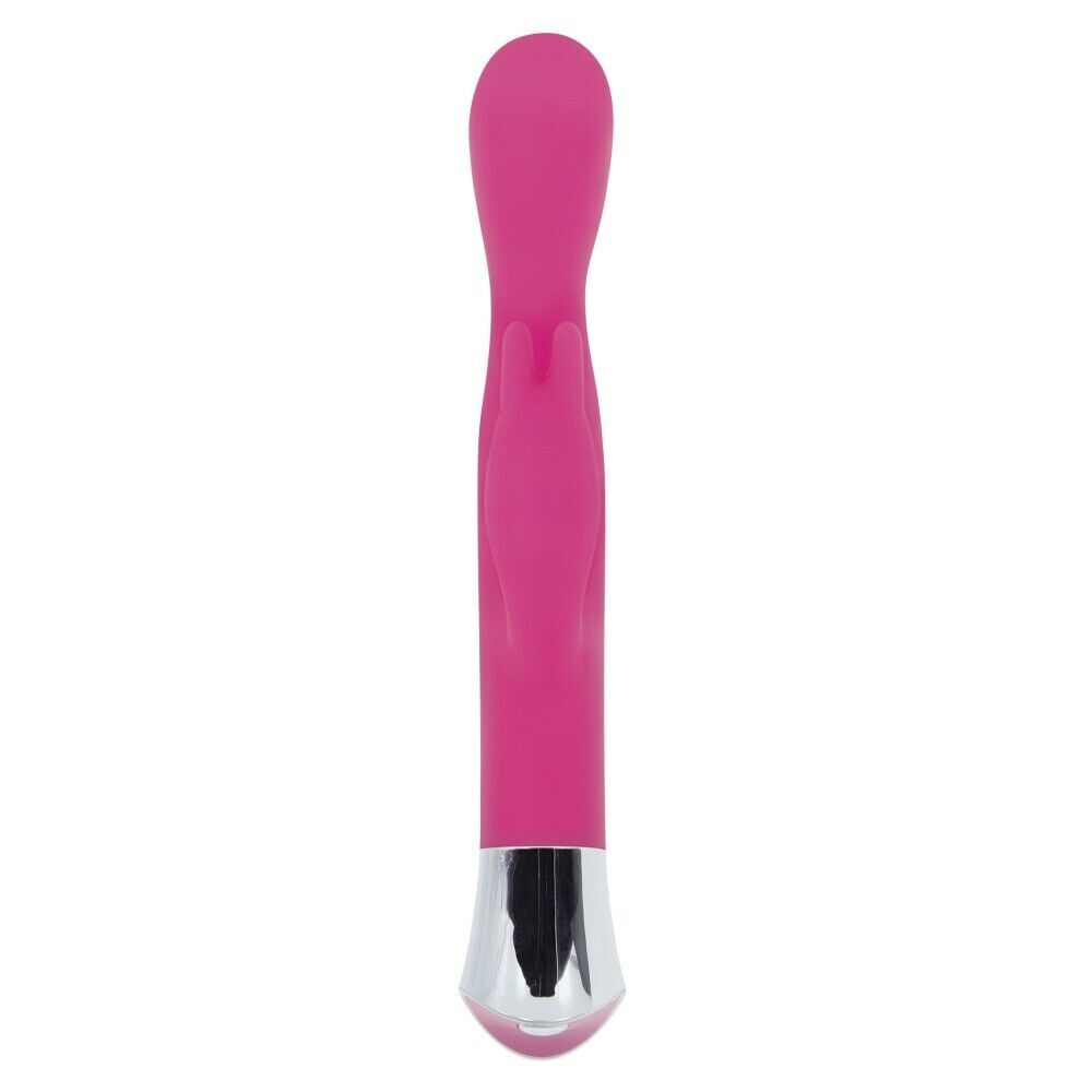 Adam-And-Eve-Silicone-GBunny-Slim-Vibrator|Side View|"silicone design-side view"