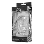 Master Series Detained Soft Body Chastity Cage|Detail View|"system features-detail view adult toys direct"|