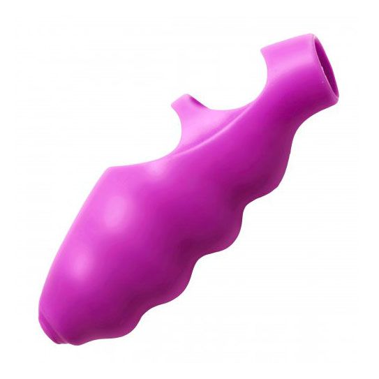 Finger Bangher Vibe Purple | Main | "purple silicone finger device - main view"