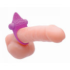 XR Frisky Versa Tingler Finger Vibe And Clit Stim | Angle | "flexible design features - angle view"