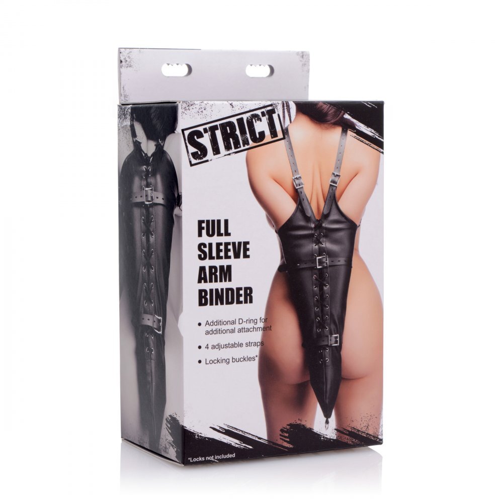 XR Strict Full Sleeve Arm Binder|Detail View|"sleeve features-detail view adult toys direct"|