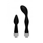 Clean Stream Silicone Enema Attachment Set|Front View|"attachment set-front view adult toys direct"|