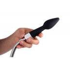 Clean Stream Silicone Enema Attachment Set|Back View|"connection system-back view adult toys direct"|