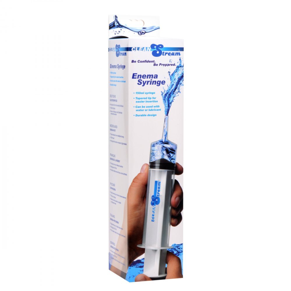 Clean Stream Enema Syringe 150ml|Detail View|"system features-detail view adult toys direct"|