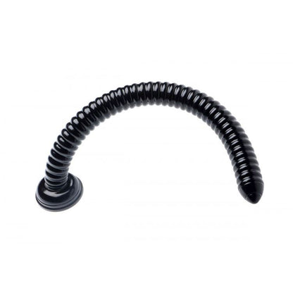 XR Hosed 19 Inch Ribbed Anal Snake Dildo|Back View|"ribbed snake dildo - back view"