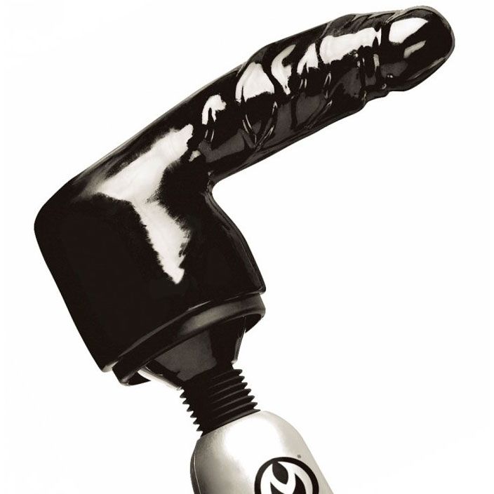 Master Series Thunder Shaft Penis Wand Attachment|Front|"penis wand attachment - front view"