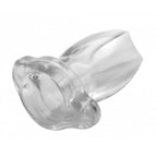 Master Series Peephole Hollow Anal Plug|Side View|"peephole design-side view"|