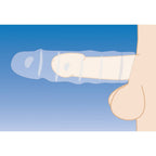 Size Matters 3 Inch Clear Penis Enhancer Sleeve|Back View|"quality build - back view"