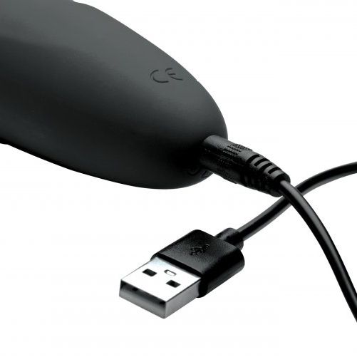 Master Series Thunderstick Premium Ultra Powerful Silicone Wand | Detail | "thunderstick control panel - detail view"