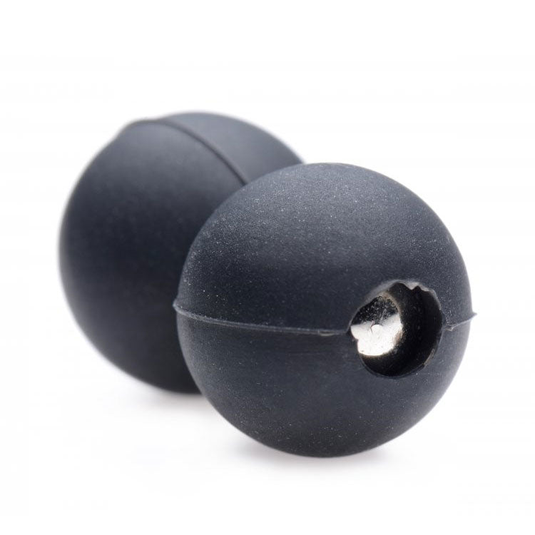 Master Series Sin Spheres Silicone Magnetic Balls|Side View|"sphere details-side view"|
