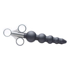 Master Series Silicone Graduated Beads Lube Launcher|Front View|"lube launcher-front view adult toys direct"|