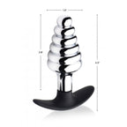 Master Series Dark Hive Metal And Silicone Anal Plug|Set View|"complete hive set-set view"|