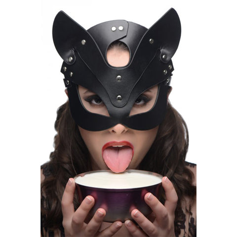 Master Series Naughty Kitty Cat Mask|Front View|"kitty mask design-front view adult toys direct"|