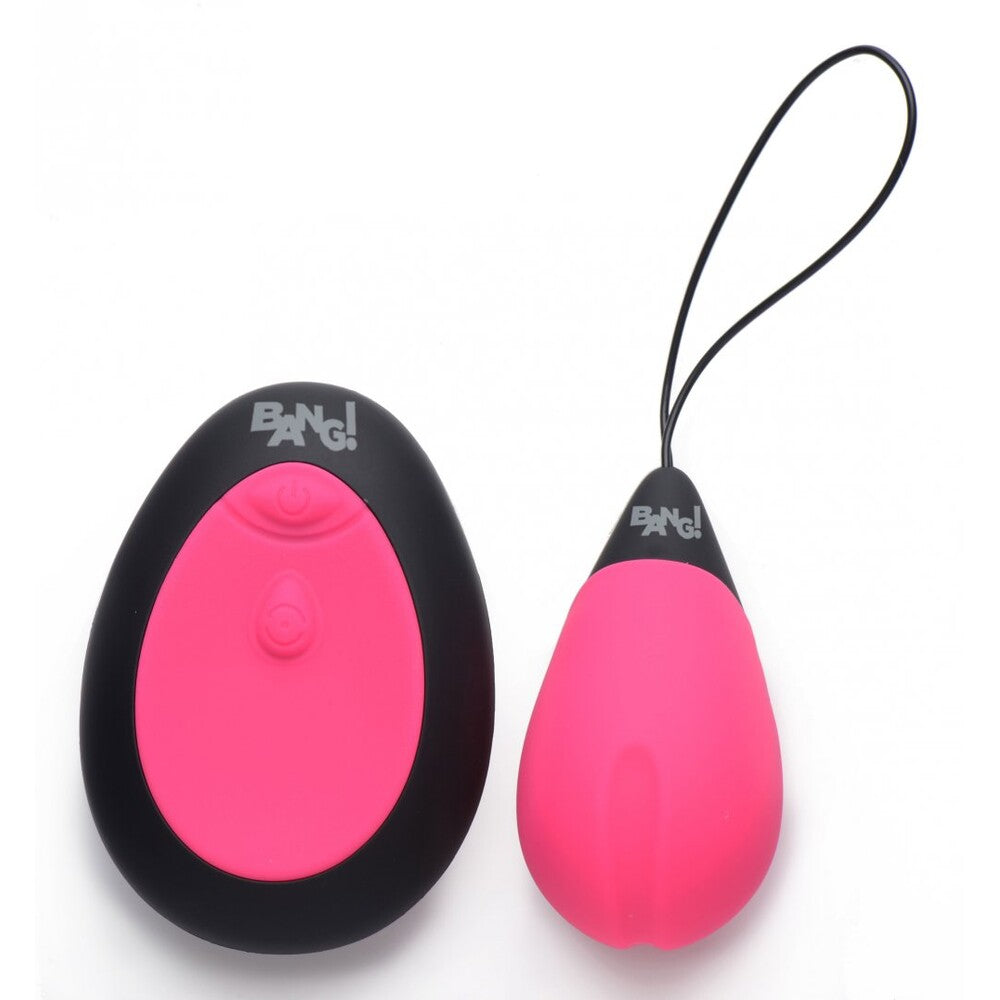 XR-10X-Silicone-Vibrating-Egg-Pink|Front View|"pink egg vibrator-front view"