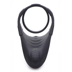 XR Trinty 10x Rechargeable Silicone Cock Ring|Front View|"trinity design - front view"