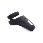 XR Trinty 10x Rechargeable Silicone Cock Ring|Side View|"silicone detail - side view"
