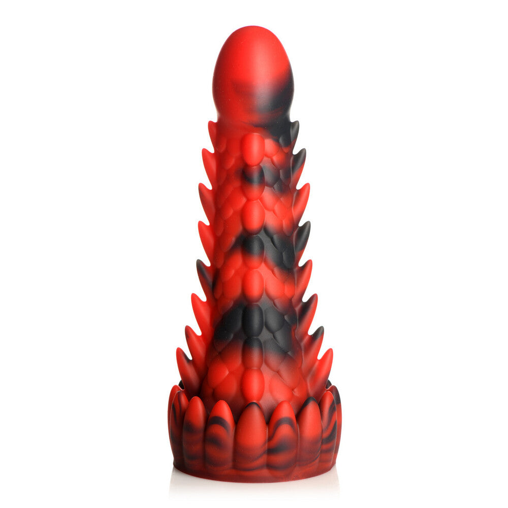 Creature Cocks Demon Rising Dildo|Front View|"demon fantasy dildo - front view"