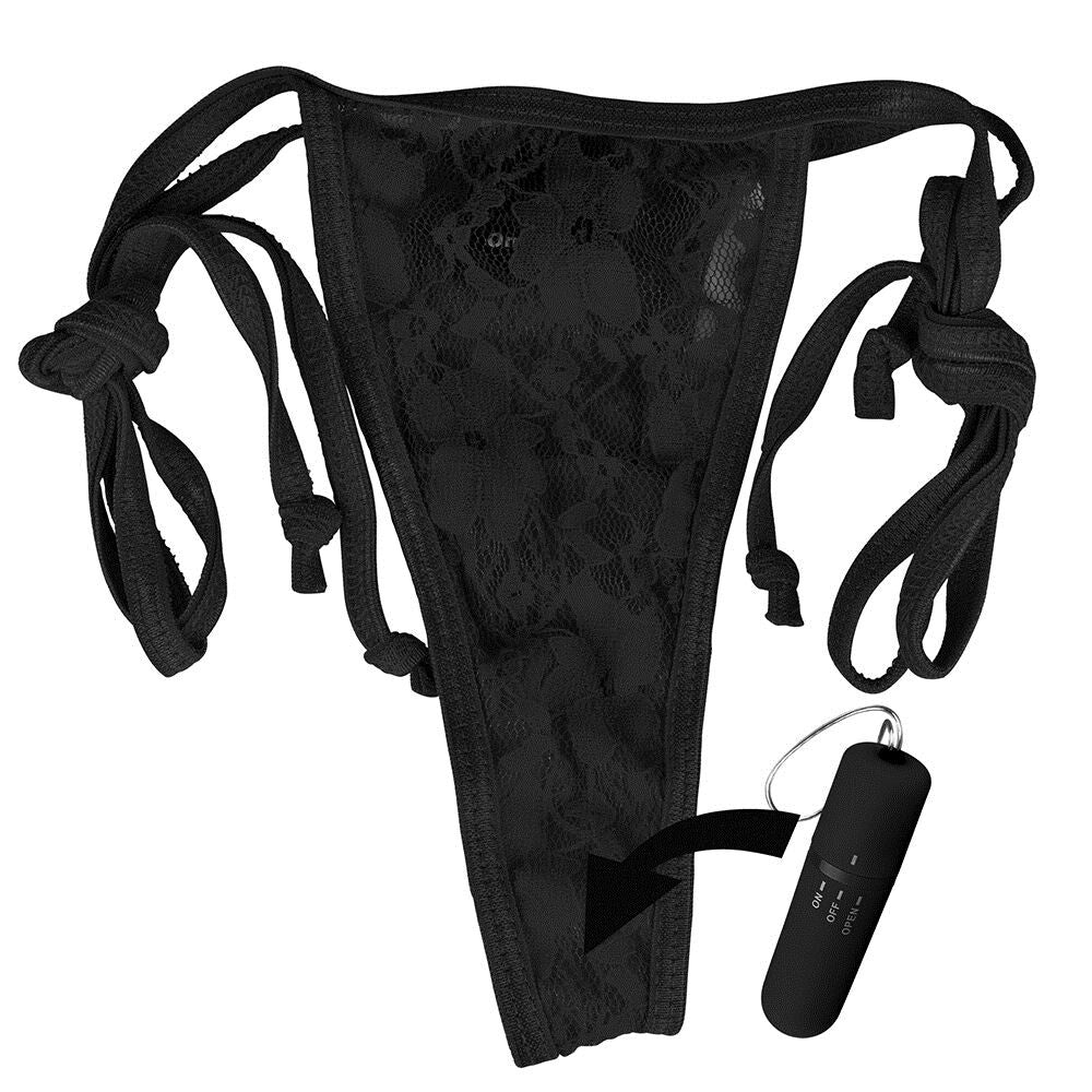 Screaming O My Secret Charged Black Remote Control Panty Vibe|Front View|"Remote control panty - front view"