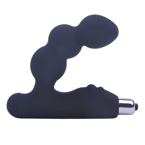 Prostate-Massager-With-Vibrating-Bullet|Front View|"dual function massager-front view"