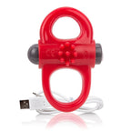Screaming O Yoga Rechargeable Reversible Cock Ring|Front View|"yoga design - front view"