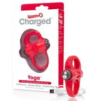 Screaming O Yoga Rechargeable Reversible Cock Ring|Side View|"reversible detail - side view"