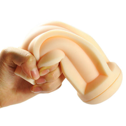 Portable Masturbator With Anal Opening|Back View|"quality build - back view"