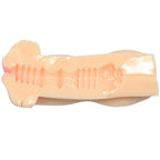 Portable Masturbator With Mouth Opening|Side View|"opening detail - side view"