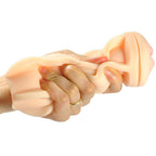 Portable Masturbator With Mouth Opening|Back View|"quality build - back view"