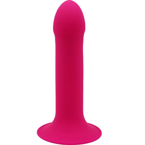 Adrien-Lastic-Cushioned-Core-Suction-Cup-Silicone-Dildo-6-5-Inch|Side|"suction cup base - side view"