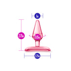 Play With Me Jolly Beginners Butt Plug|Side View|"jolly plug design-side view"|