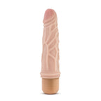 Dr Skin Cock Vibe 3 Vibrating Cock 7.25 Inches|Front View|"vibrating design - front view"