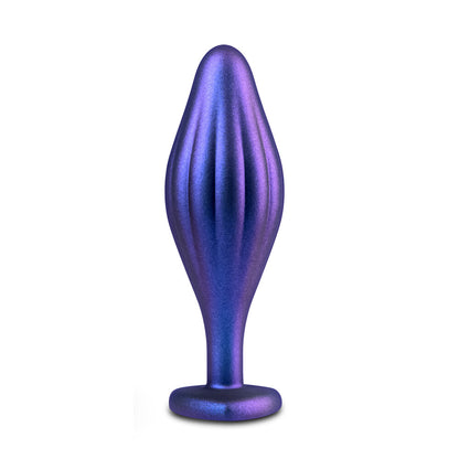 Anal Adventures Matrix Wavy Bling Butt Plug|Front View|"wavy bling plug-front view"|