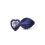 Anal Adventures Matrix Swirling Bling Butt Plug|Side View|"matrix design-side view"|