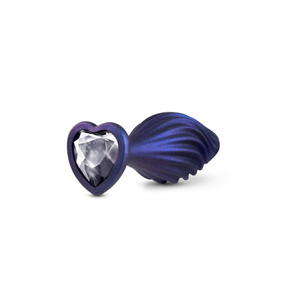 Anal Adventures Matrix Swirling Bling Butt Plug|Side View|"matrix design-side view"|