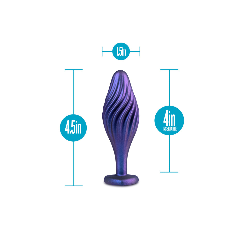 Anal Adventures Matrix Swirling Bling Butt Plug|Set View|"complete swirl set-set view"|