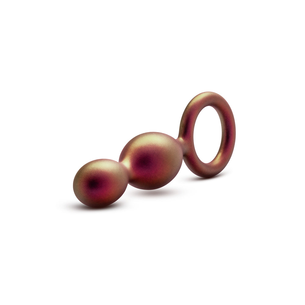 Anal Adventures Matrix Duo Loop Butt Plug|Side View|"matrix design-side view"|