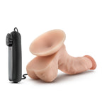 Dr Skin Dr Ken Curved Vibrating Cock|Side View|"vibrating detail - side view"