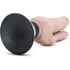 Dr. Skin 7 Inch Dual Penetrating Vibrating Dildo|Side View|"Premium pleasure device - side view"