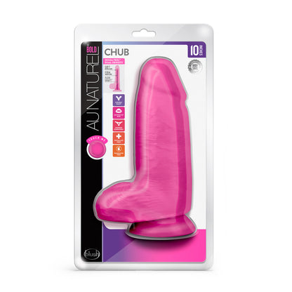 Au Naturel Bold Chub 10 Inch Dildo|Detail View|"surface detail - detail view"