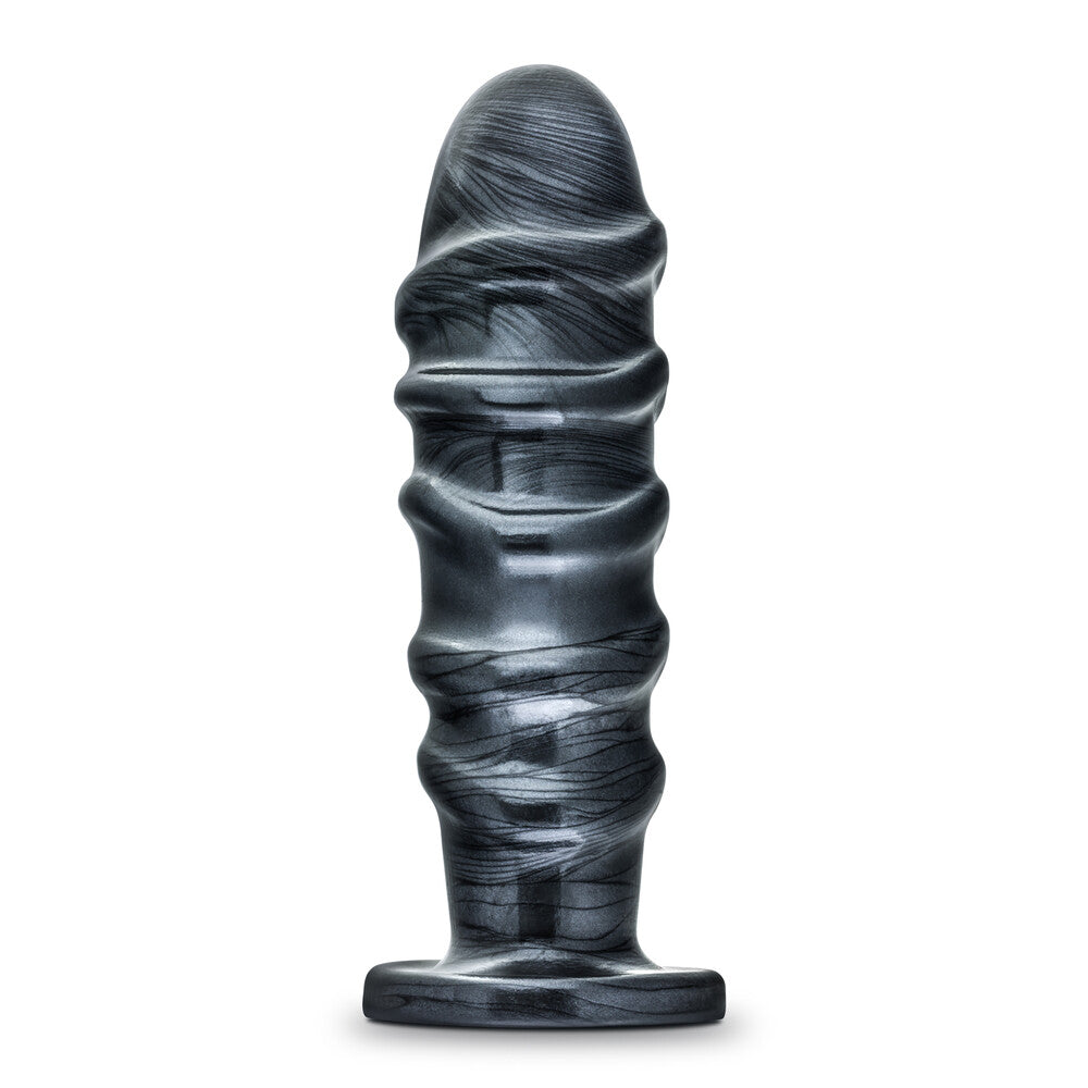 Jet Annihilator 11 Inch Dildo|Front View|"large black dildo - front view"