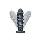 Jet Annihilator 11 Inch Dildo|Side View|"large black dildo - side view"
