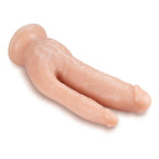 Dr. Skin Dual 8 Inch Dual Penetrating Dildo With Suction Cup|Detail View|"Suction base detail - detail view"
