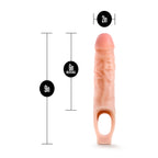 Performance Cock Sheath 9 Inch Penis Extender|Side View|"extender detail - side view"
