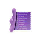 Blush Evelyn Powerful Dual Stimulator Vibe|Detail View|"Blush Evelyn Powerful Dual Stimulator Vibe - detail view"