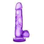 B Yours Sweet N Hard Purple Dildo|Front View|"sweet design - front view"