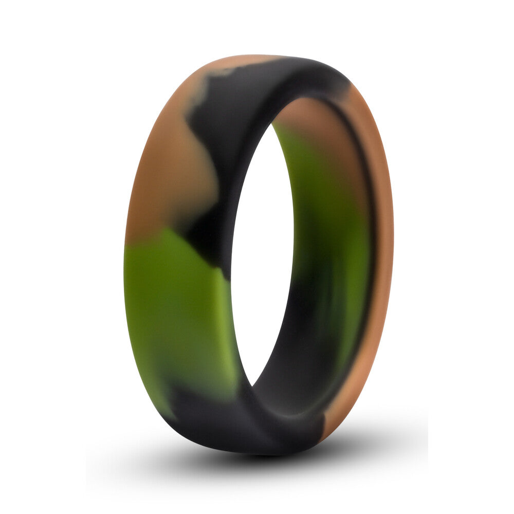 Performance Green Camo Cock Ring|Front View|"camo design - front view"