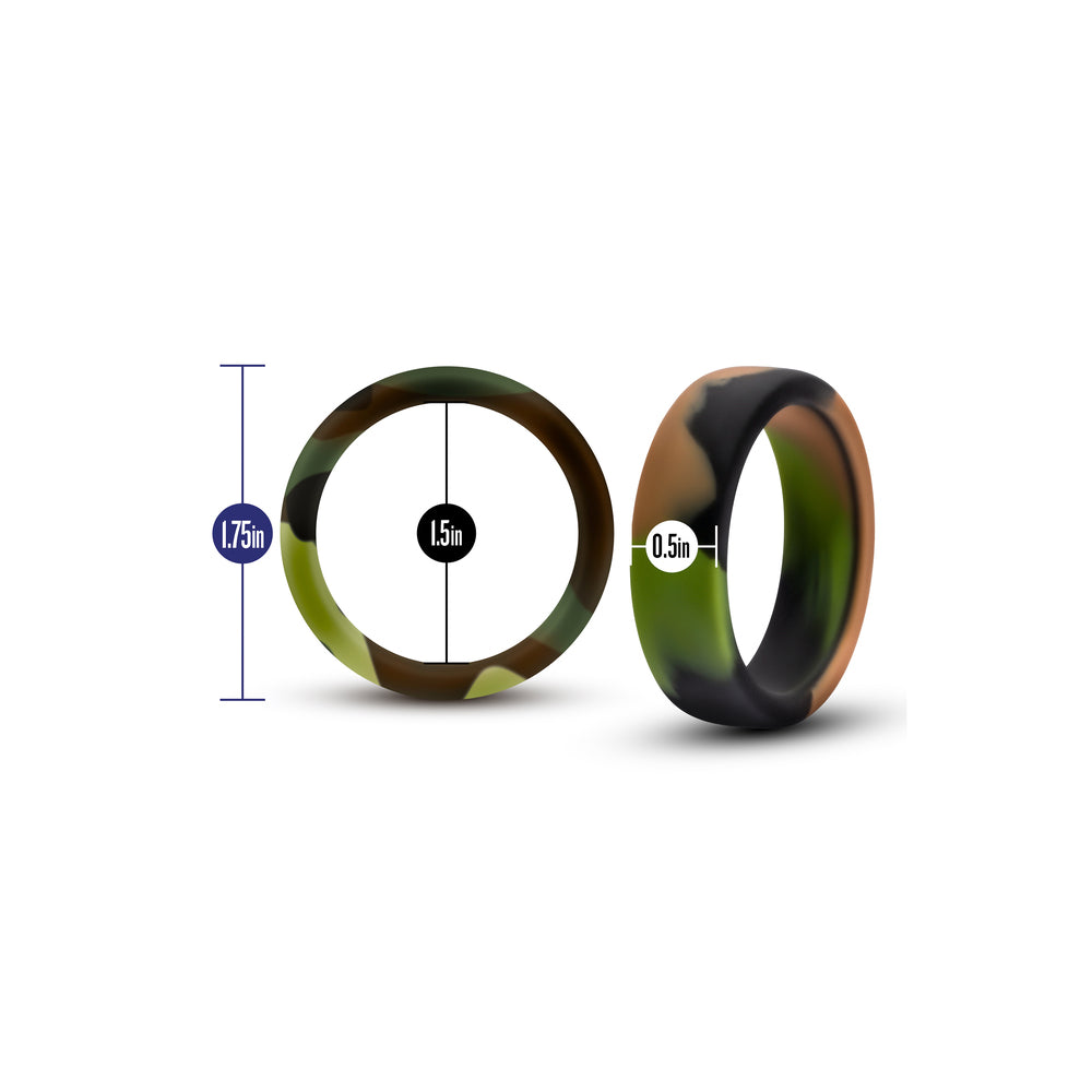 Performance Green Camo Cock Ring|Back View|"quality build - back view"
