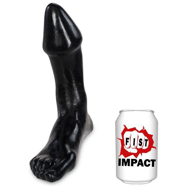 Fist Impact Footx Dildo|Side View|"foot shaped dildo - side view"