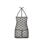 Passion Azalia Chemise|Detail View|"elegant chemise nightwear - detail view"