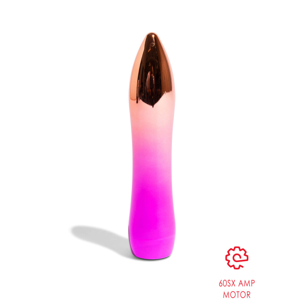 Nu-Sensuelle-Aluminium-60SX-AMP-Bullet|Front View|"powerful aluminum bullet vibrator-front view"